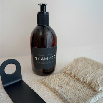 Tarraetiketti - Hand Wash - Matta Musta