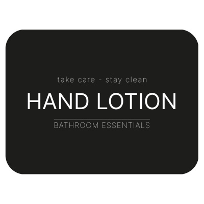 Tarraetiketti - Hand Lotion - Matta Musta ryhmässä Kylpyhuonetarvikkeet / Näytä kaikki kylpyhuonetarvikkeet / Saippuapumpputeline & Saippua @ Beslag Online (10107-BO)
