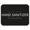 Tarraetiketti - Hand Sanitizer - Matta Musta