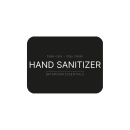 Tarraetiketti - Hand Sanitizer - Matta Musta