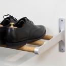 Hattuhylly Elegant - Tammi/Alumiini