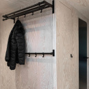 Hattuhylly Elegant Plus - 1000mm - Musta