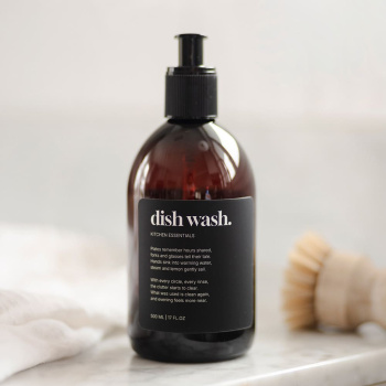 Tarraetiketti Premium - Dish Wash - Mattamusta
