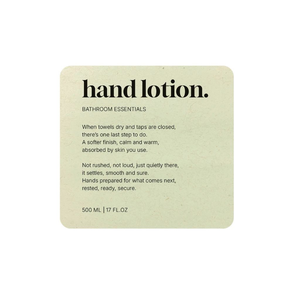 Tarraetiketti Premium - Hand Lotion - Beige