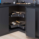 Kulmakaruselli Recorner Maxx Planero ¾ 760 Ø - Laavanharmaa