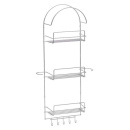 Siivouskaapin Hyllykkö Kiinteä - Hopea