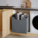 Tekstiilikori Korkea - Tummanharmaa