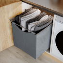 Tekstiilikori Korkea - Tummanharmaa