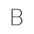 Talon kirjain Nykyaikainen - B - Musta Talon kirjain Nykyaikainen - B - Musta