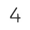 Talon numero Nykyaikainen - 4 - Musta