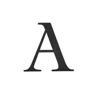 Talon kirjain Century - Musta ryhmässä Säilytys / Näytä kaikki tallennustilat / Talonumerot @ Beslag Online (2030692-V)