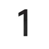 Talon numero Koti - Musta