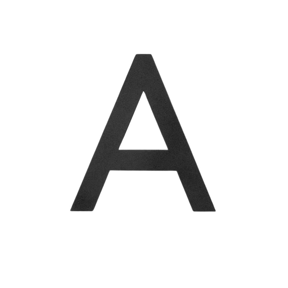 Talon kirjain Koti - Musta