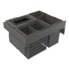 Jätteenlajittelu - Select Side 600 Eco - Tummanharmaa