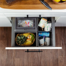 Kierrätyskuutio Cube Basic Eco - Tummanharmaa