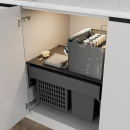 Kaappihylly Tidy - Tummanharmaa