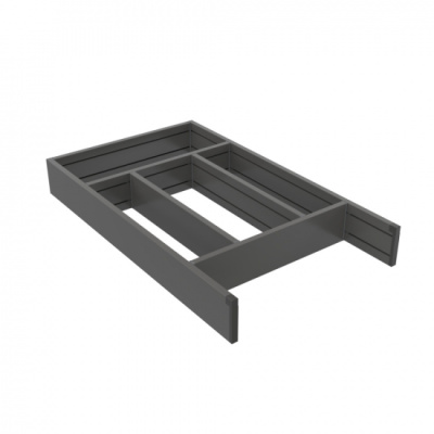 Aterinlaatikko Flex Basic - 500 (473mm) - Tummanharmaa ryhmässä Säilytys / Näytä kaikki tallennustilat / Aterinlaatikot @ Beslag Online (230005102)