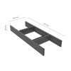 Veitsiteline Flex Basic - 500 (473mm) - Tummanharmaa
