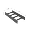 Maustesisä Flex Basic - 500 (473mm) - Tummanharmaa