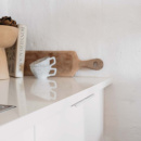 Profiilivedin Edge Straight - Valkolakattu