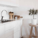 Profiilivedin Edge Straight - Valkolakattu