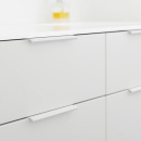 Profiilivedin Edge Straight - 200mm - Valkolakattu