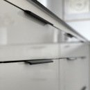 Profiilivedin Edge Straight - 350mm - Harjattu Musta