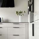 Profiilivedin Edge Straight - 350mm - Harjattu Musta