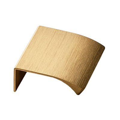 Profiilivedin Edge Straight - 40mm - Harjattu Messinki ryhmässä Vetimet / Väri/Materiaali / Messinki @ Beslag Online (304163-11)