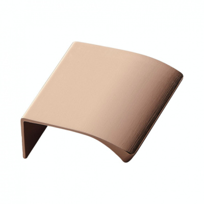 Profiilivedin Edge Straight - 40mm - Harjattu Kupari ryhmässä Vetimet / Väri/Materiaali / Kupari @ Beslag Online (304164-11)
