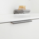 Profiilivedin Edge Straight - 200mm - Harjattu Antrasiitti