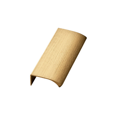 Profiilivedin Edge Straight - 100mm - Harjattu Messinki ryhmässä Vetimet / Väri/Materiaali / Messinki @ Beslag Online (304197-11)