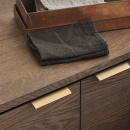 Profiilivedin Edge Straight - 100mm - Harjattu Messinki