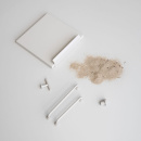 Profiilivedin Side - Kalkkiharmaa