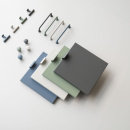 Profiilivedin Side - Kalkkiharmaa