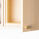 Nuppivedin Copenhagen - 25mm - Raaka/Kiillotettu Messinki