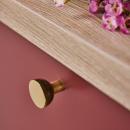 Nuppivedin Copenhagen - 25mm - Raaka/Kiillotettu Messinki