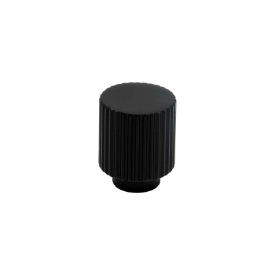 Nuppivedin Helix Stripe - 20mm - Matta Musta ryhmässä Nupit / Väri/Materiaali / Musta @ Beslag Online (309201-11)