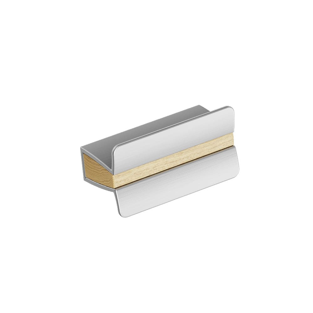 Vedin Papillon - 32mm - Tammi/Ruostumaton Teräksen Ilme