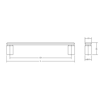 Vedin Fase cc160mm - Harjattu Musta