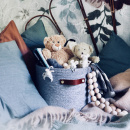 Vedin Loop - 128mm - Nahka Musta/Kromi