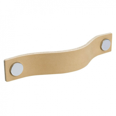 Vedin Loop - 128mm - Nahka Luonnonvärinen/Kromi ryhmässä Vetimet / Väri/Materiaali / Nahka @ Beslag Online (333183-11)