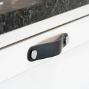 Vedin Loop Round - 128mm - Nahka Musta/Musta