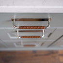 Kahva Royal Deluxe - 128 mm - Nikkelöity/Nahka Ruskea