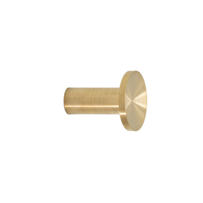 Koukku Sture - 18mm - Harjattu Käsittelemätön Messinki ryhmässä Koukut / Väri/Materiaali / Messinki @ Beslag Online (339375-21)