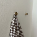 Koukku Sture - 28mm - Harjattu Käsittelemätön Messinki