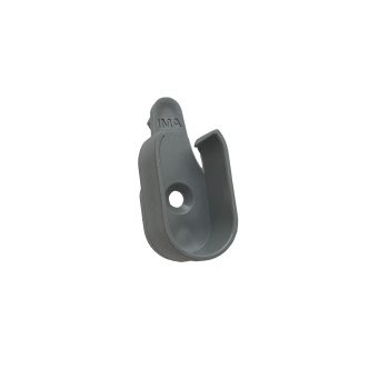Vaatetangon Kiinnike 16-18mm Kehys - Tummanharmaa (1/kpl)