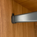 Vaatetangon Kiinnike 16-18mm Kehys - Tummanharmaa (1/kpl)