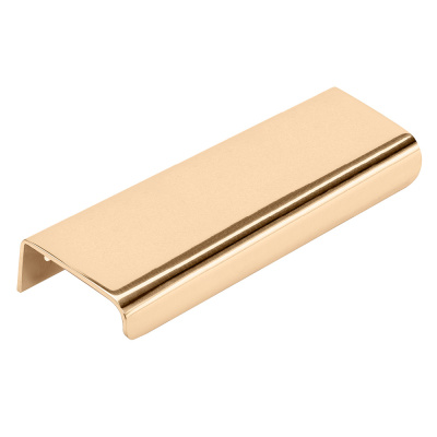 Profiilivedin Lip - 120mm - Kiillotettu Käsittelemätön Messinki ryhmässä Vetimet / Näytä kaikki kahvat / Profiilivetimet @ Beslag Online (343455-11)