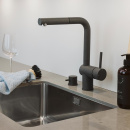 Keittiöhana Venedig - Ulosvedettävä Suutin - Silgranit Rockgrey